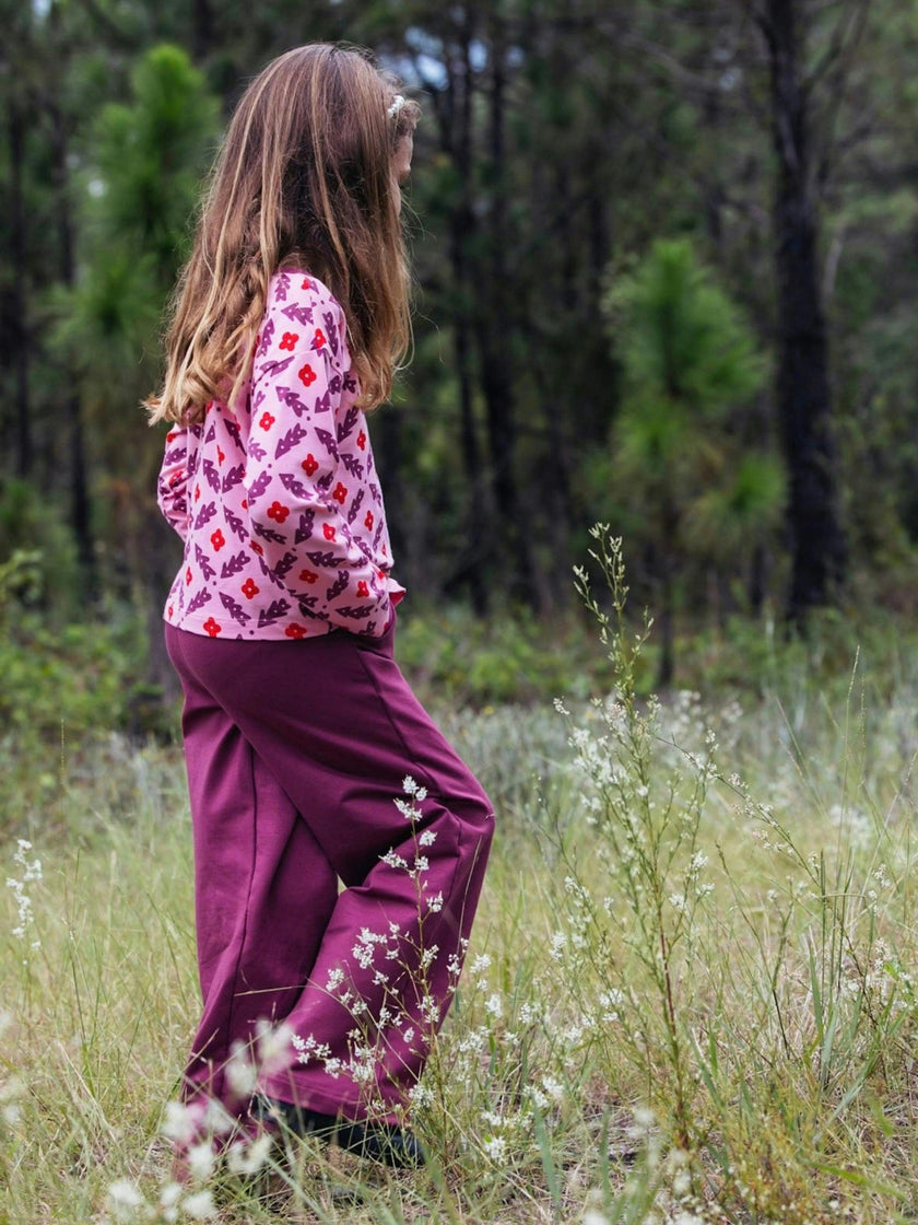 Wide Leg Knit Pants