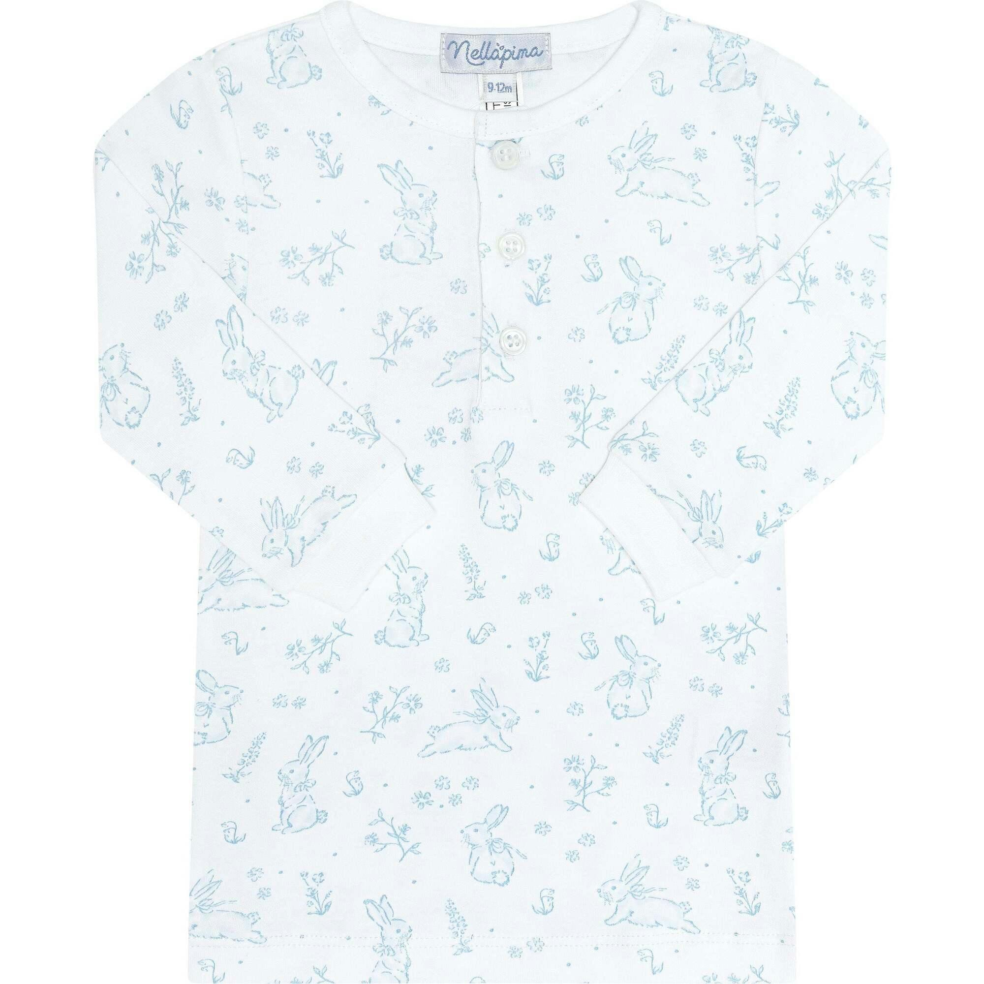 Blue Bunny Toile Pajama
