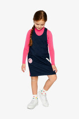 Brushed Rib Mock Neck Top Pink