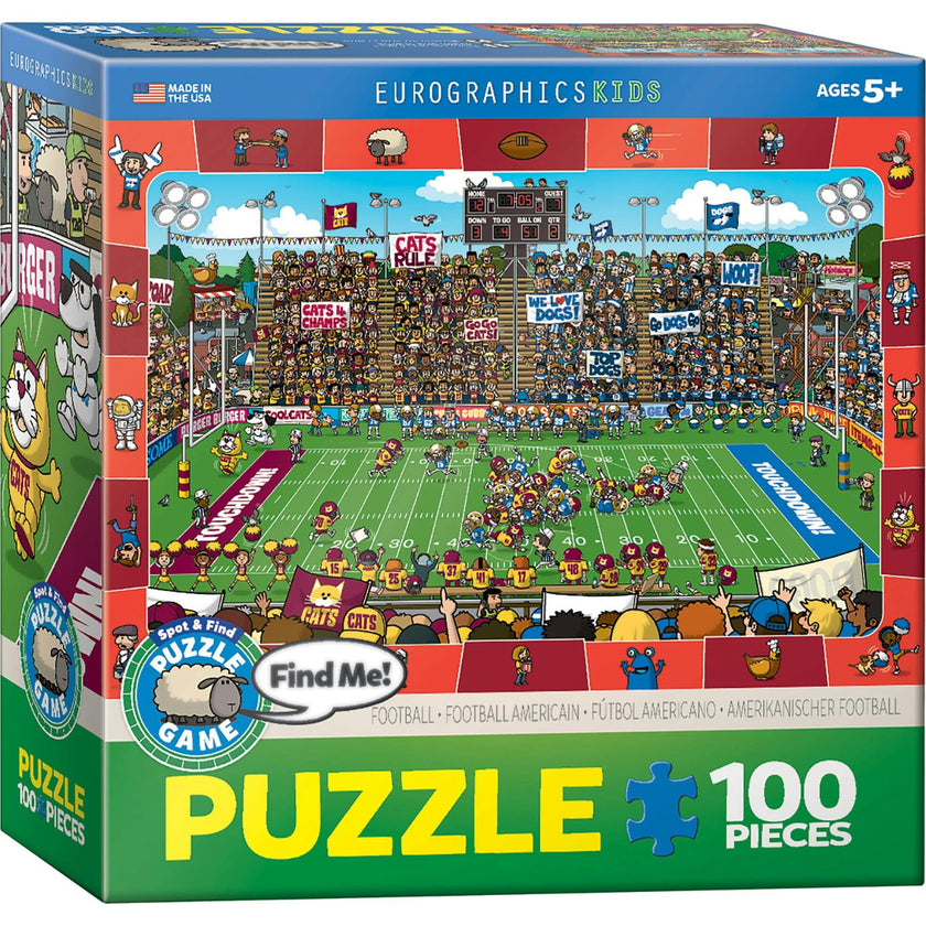 Spot & Find: Football - 100 pc Puzzle