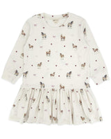 Jules Horse Hacci Dress - Ivory