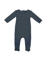 Acorn Print Long Sleeve Footie