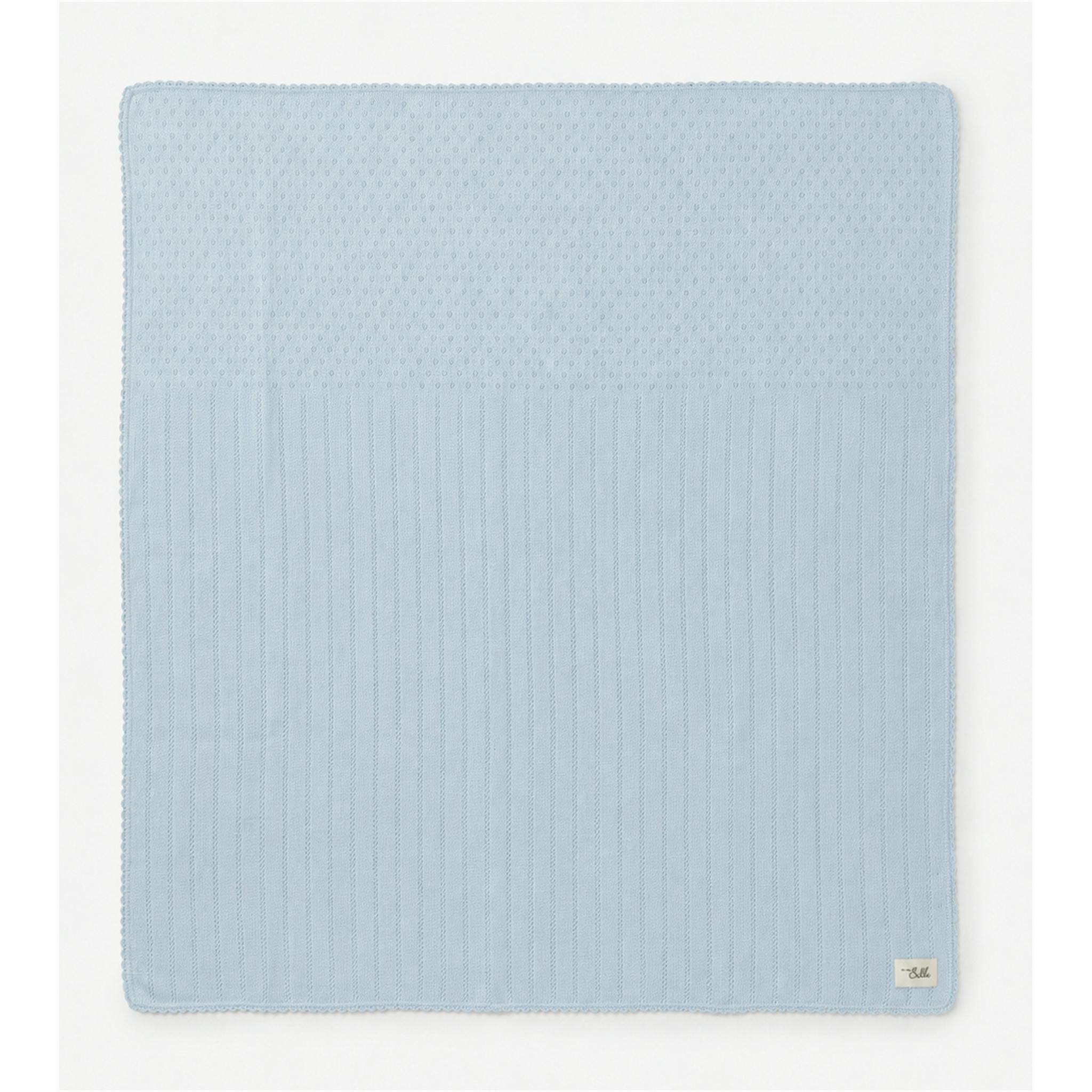 Knit Pointel Blanket