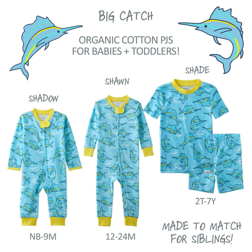 SHADOW Sleep & Play Baby Pajamas for Boys & Girls