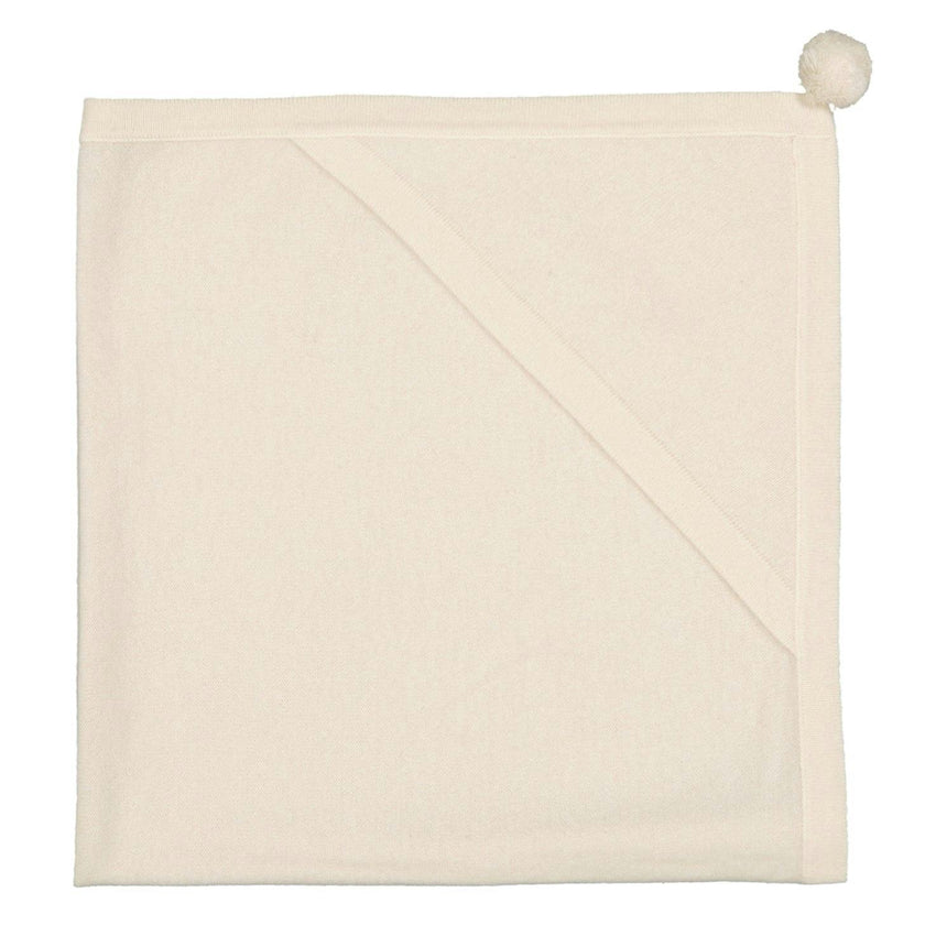 LES LUTINS Clementine Cashmere Blanket - Off-White