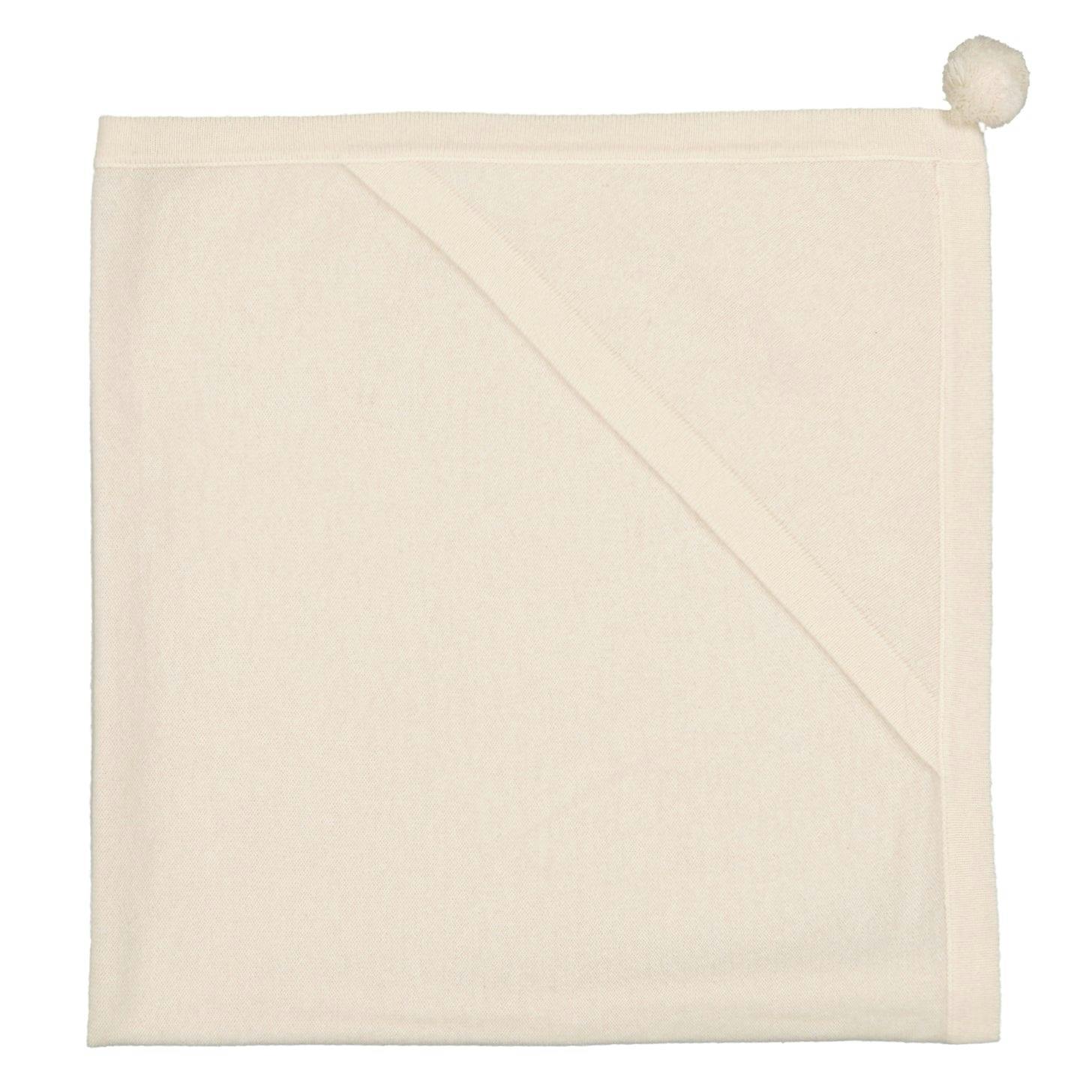 LES LUTINS Clementine Cashmere Blanket - Off-White