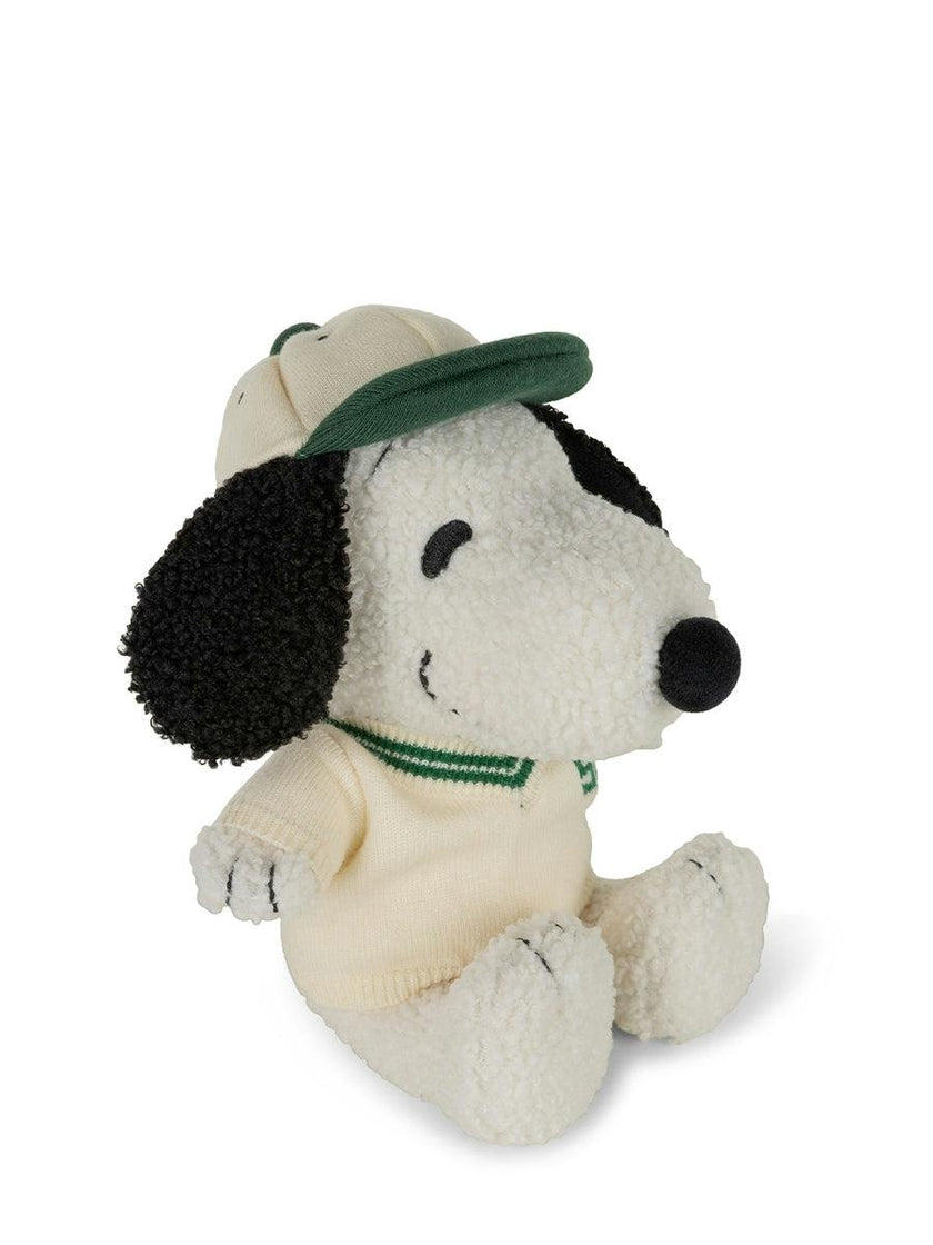 Snoopy ECO Tiny Teddy Cream w/ Varsity Sweater-8"