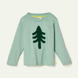 Recycled Cotton Snowy Pine Tree T-Shirt