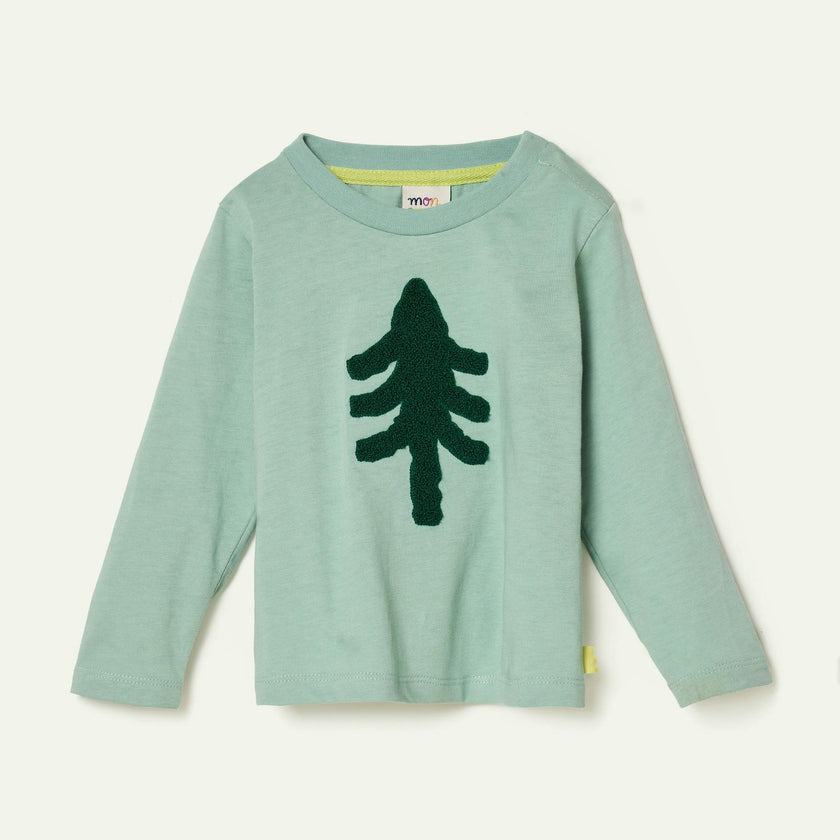 Recycled Cotton Snowy Pine Tree T-Shirt