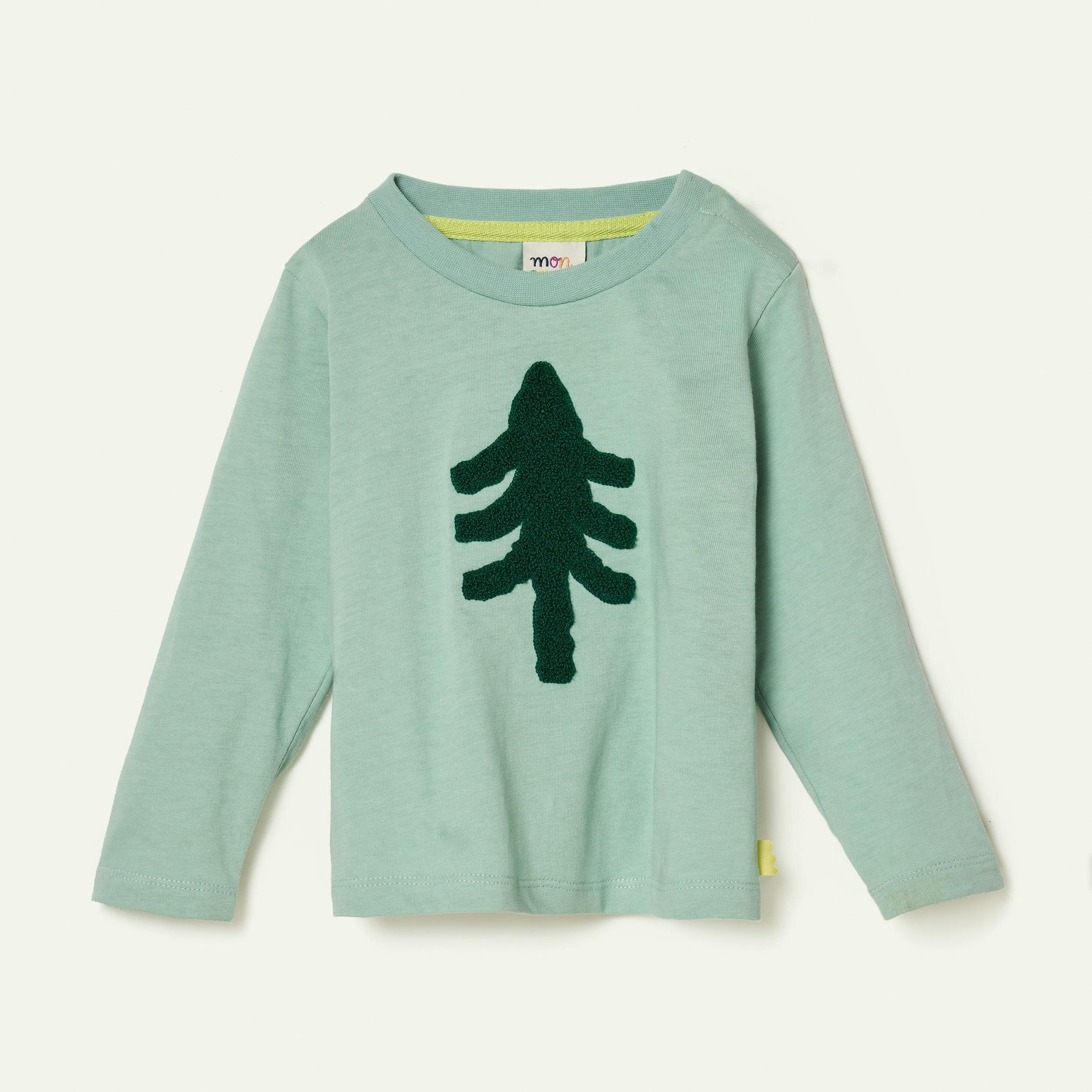 Recycled Cotton Snowy Pine Tree T-Shirt