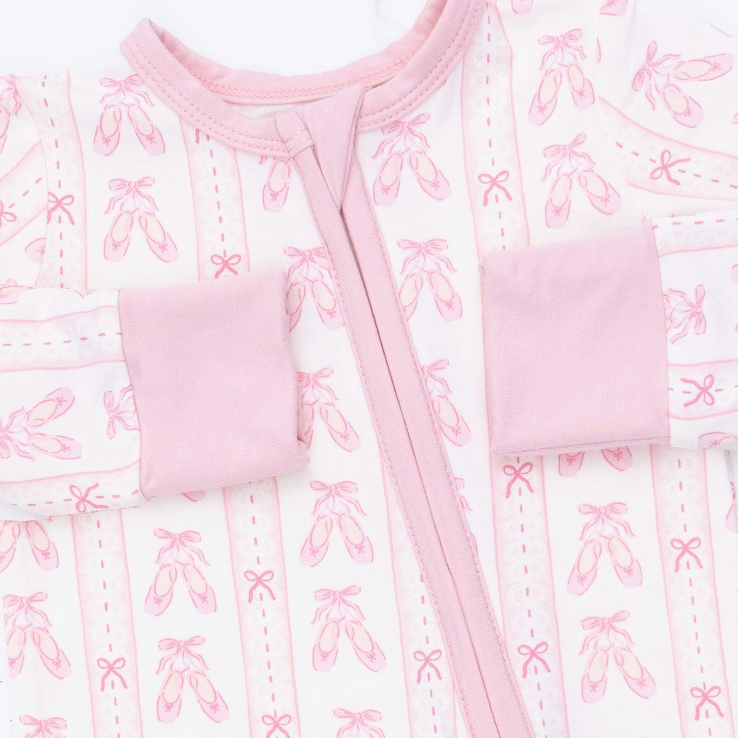 Ballet Shoes Ribbon Stripe - Convertible Romper