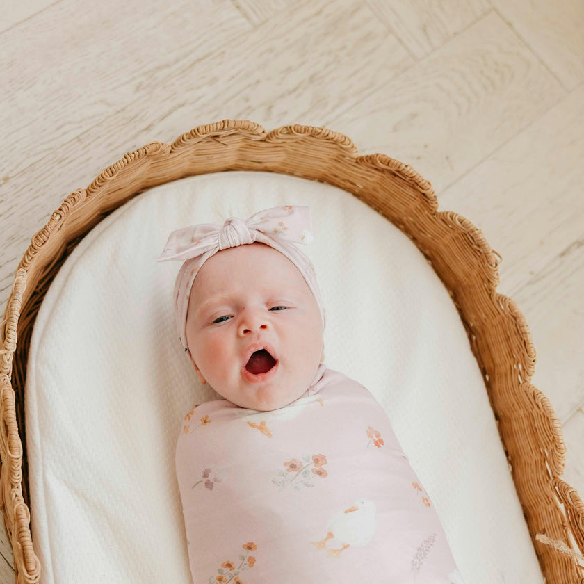 Knit Swaddle Blanket - Gigi