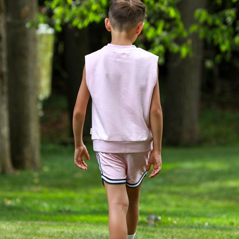 Cotton Sleeveless Sweatshirt