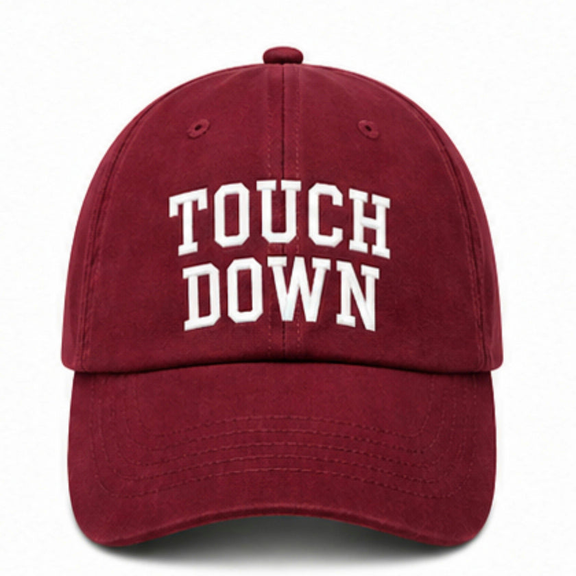 Touch Down Bow Baseball Hat