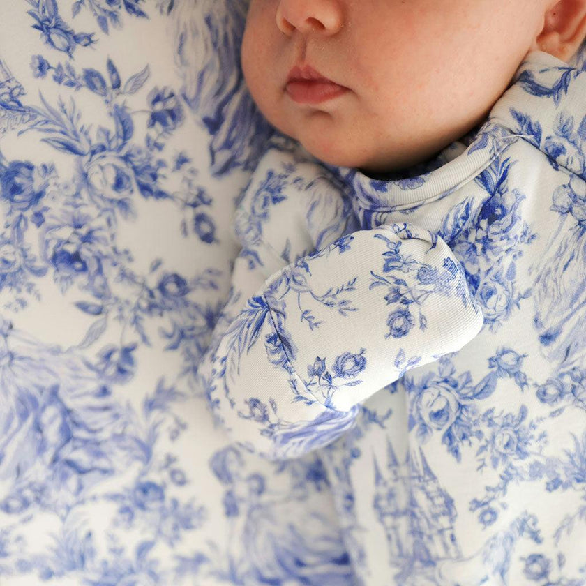 Briar Footie Ruffled Zippered One Piece