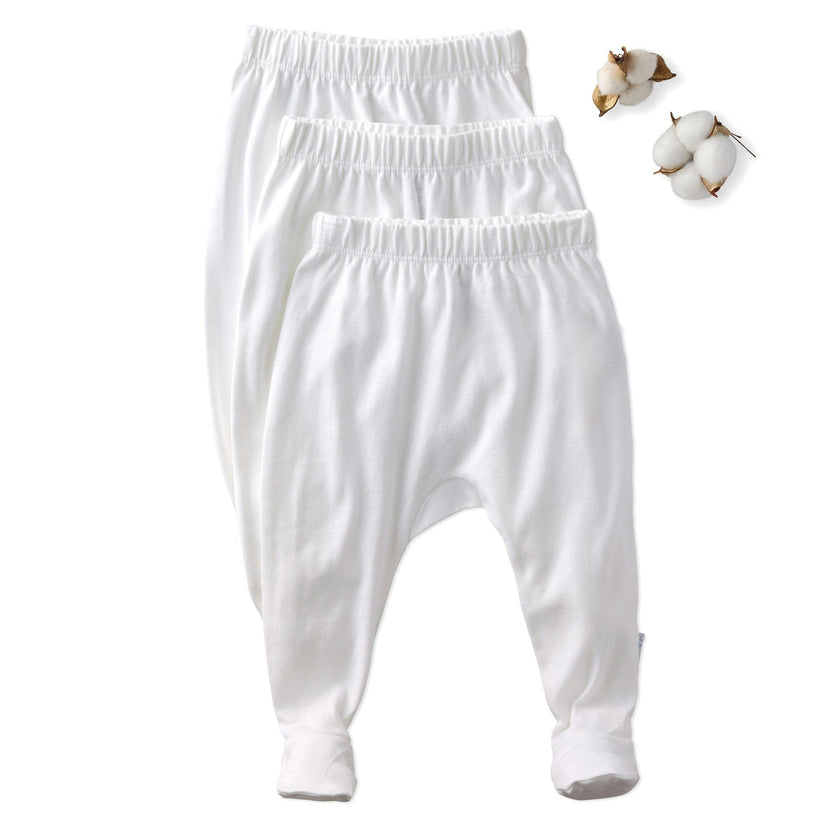 FALLON 3-Pack Footed Baby Pants