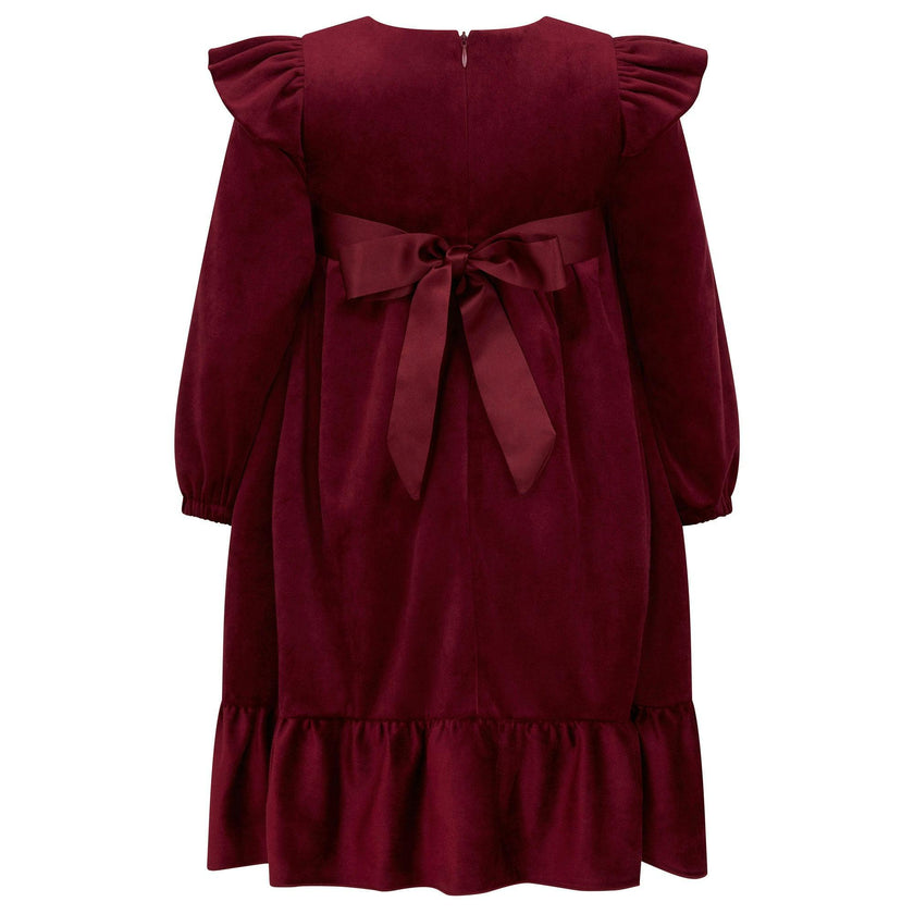 Chloe Velvet & Satin Bow Party Dress