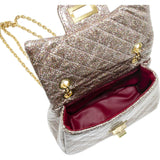 Classic Quilted Sparkle Mini Handbag