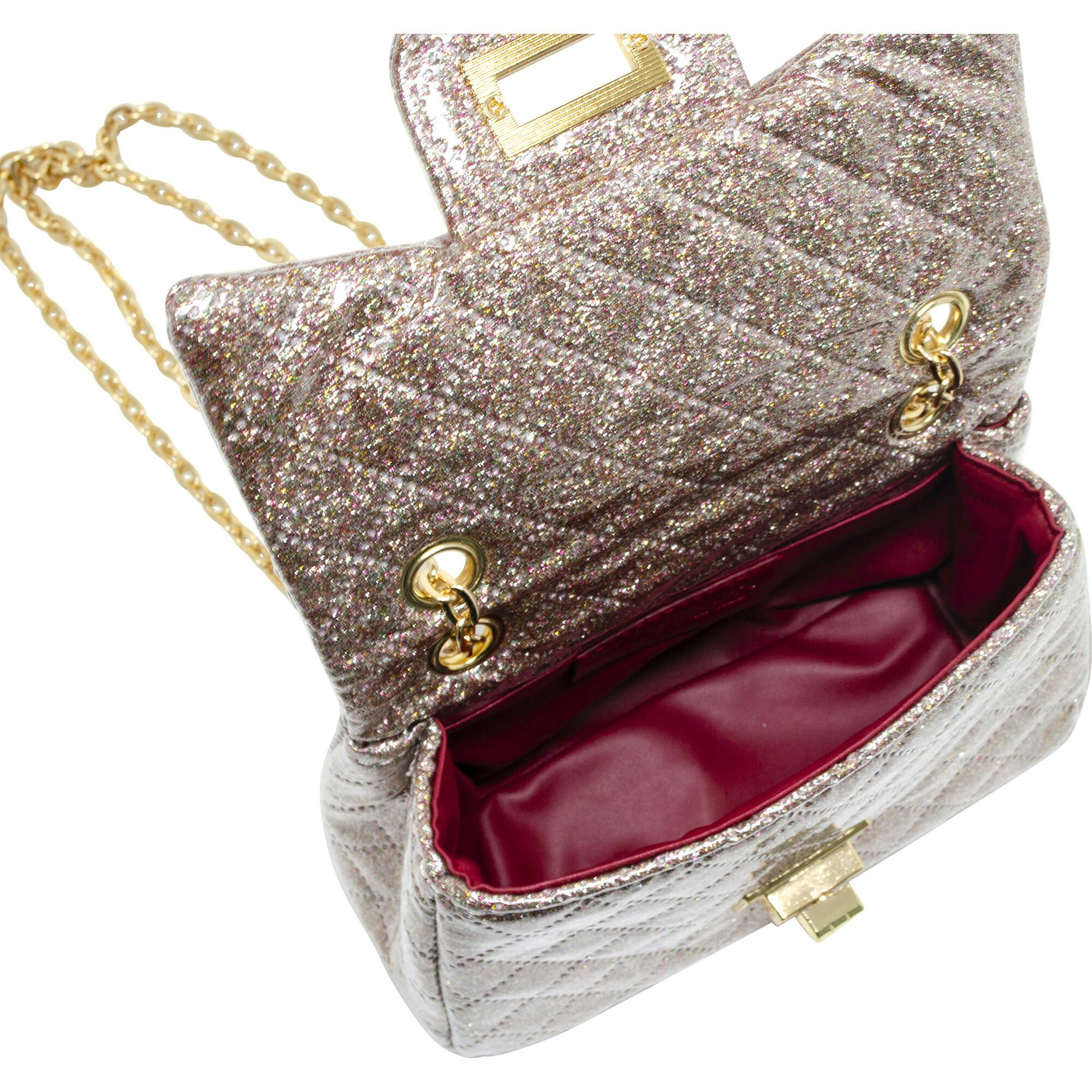 Classic Quilted Sparkle Mini Handbag