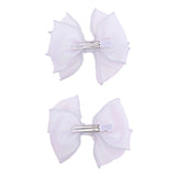 Shimmering Bow Hairclip Set