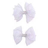 Shimmering Bow Hairclip Set