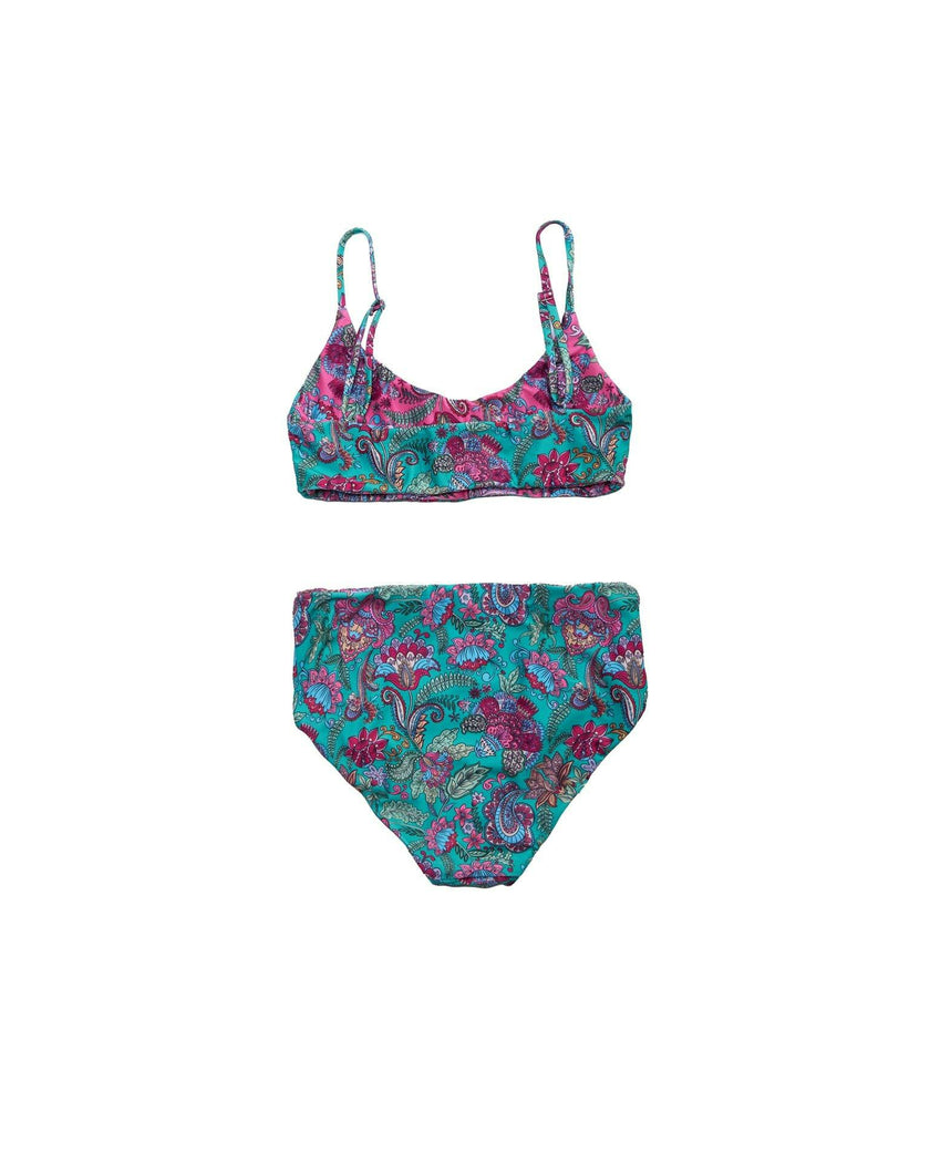 Girls Reversible Bikini Set – Two-in-One Design (Liberty)