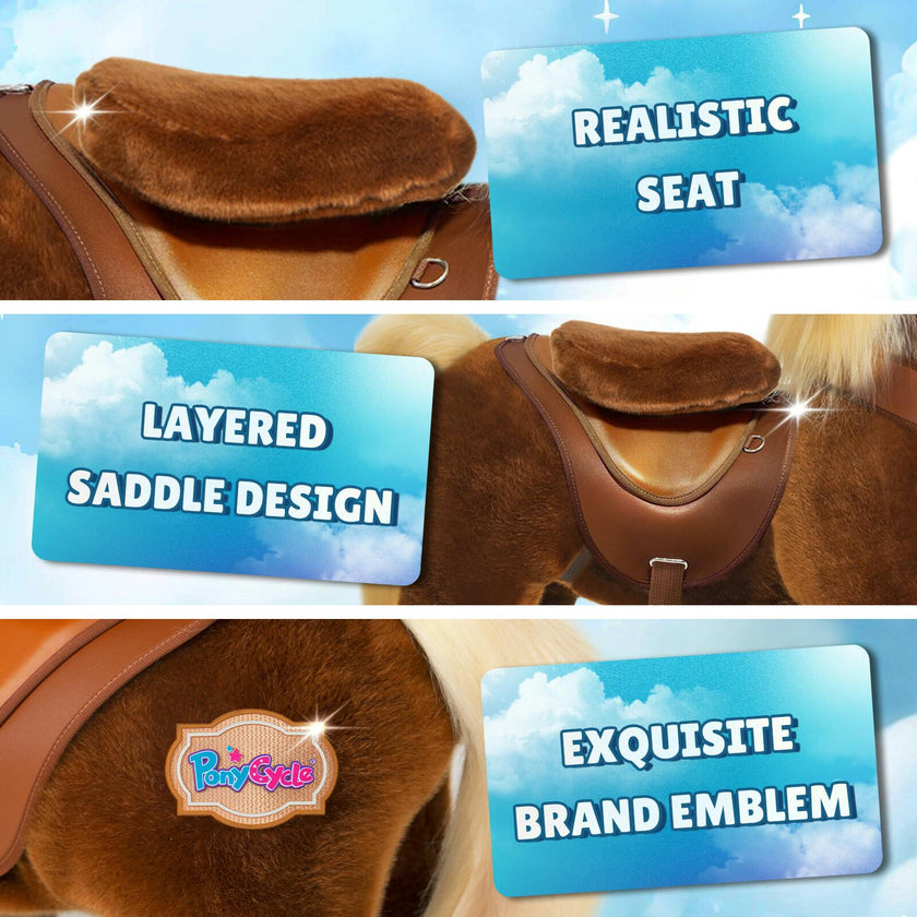 Model Y® Horse Ride-On Toy Age 4–7 – Brown