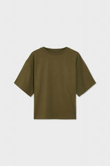 Relaxed Organic Cotton Trumpet Sleeve T-Shirt