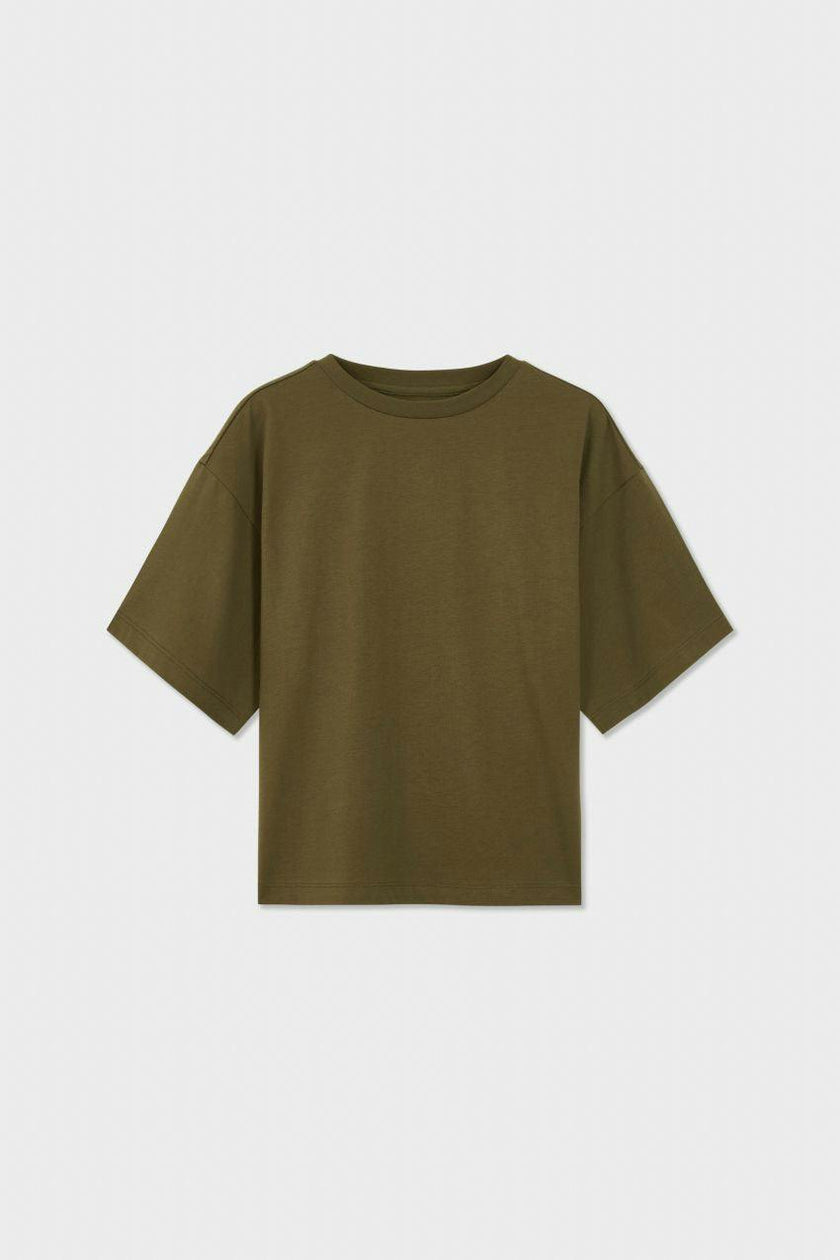 Relaxed Organic Cotton Trumpet Sleeve T-Shirt