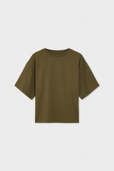 Relaxed Organic Cotton Trumpet Sleeve T-Shirt