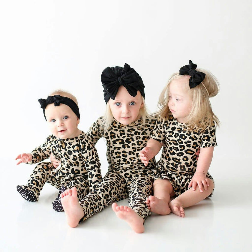 Lana Leopard Tan Classic Pajama Set