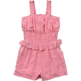 Ruffle Strap Shorts Romper