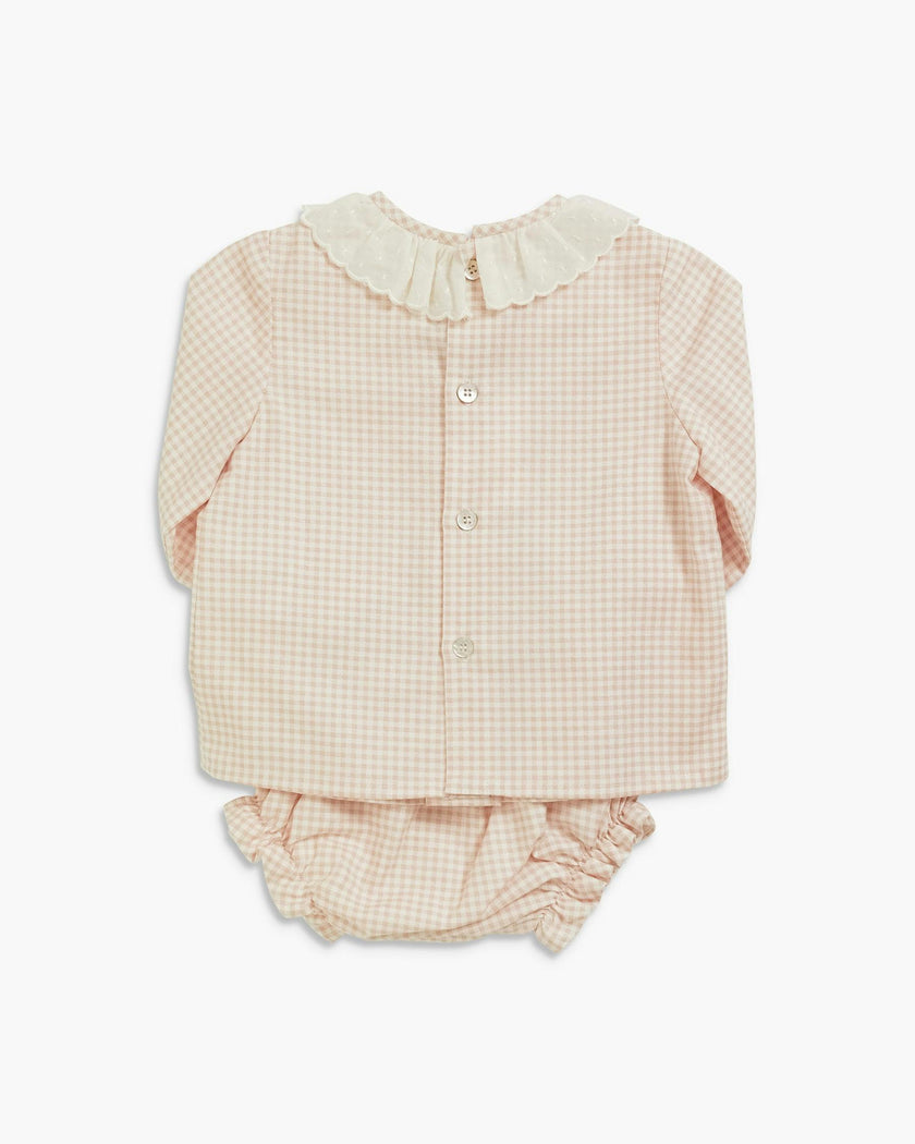 Elodie Set Pink Vichy Twill