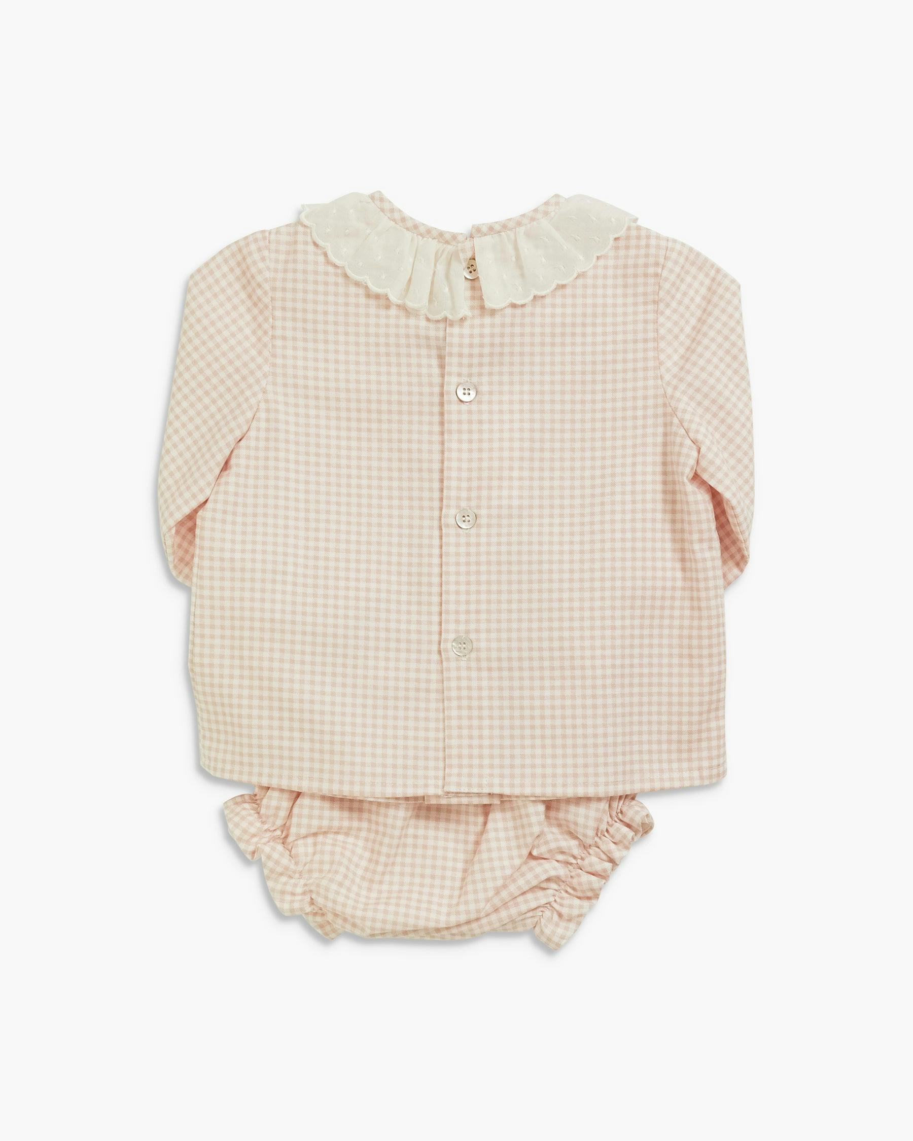 Elodie Set Pink Vichy Twill