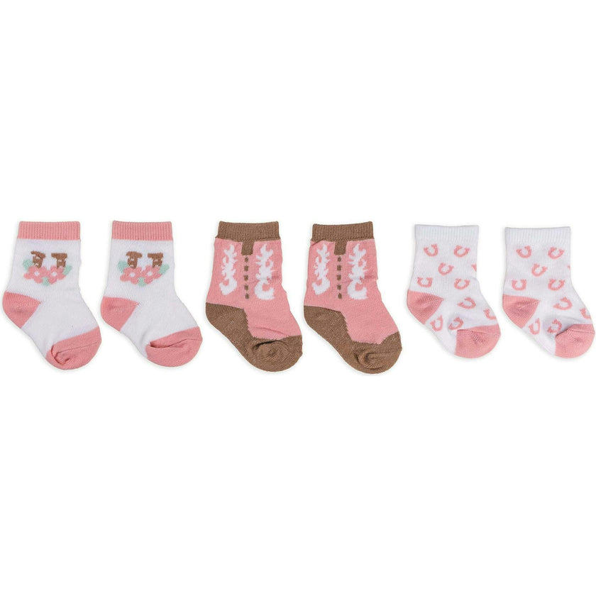 Baby Socks Trios With Zipper Wash Bag