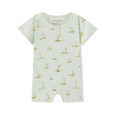 Sailboat Melody Organic Cotton Shortall