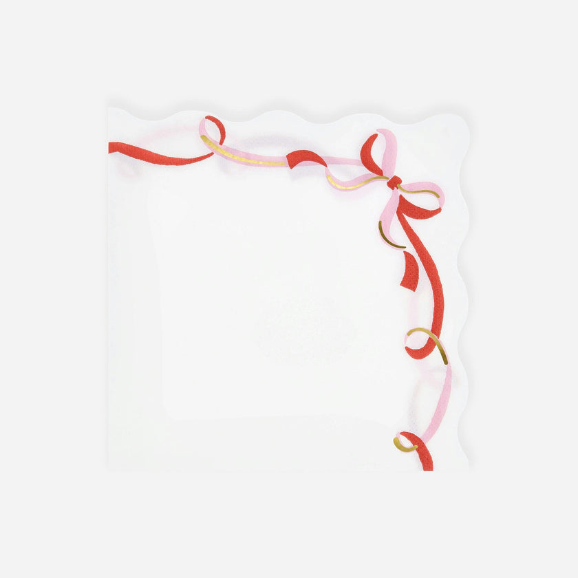 Ribbon Bow Large Napkins