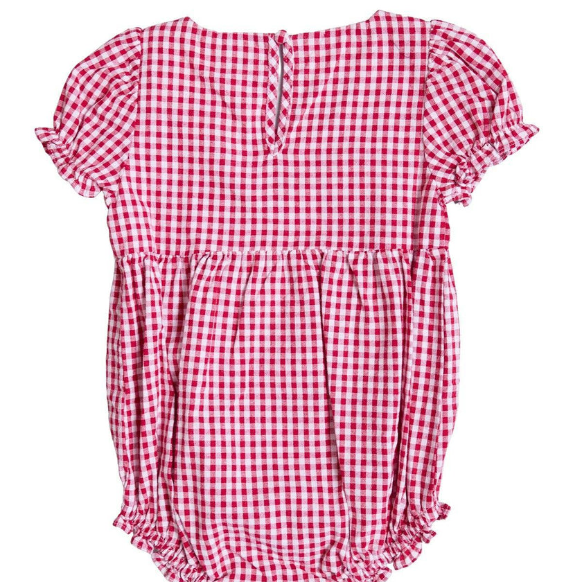 Baby Jessie Romper in Red Gingham