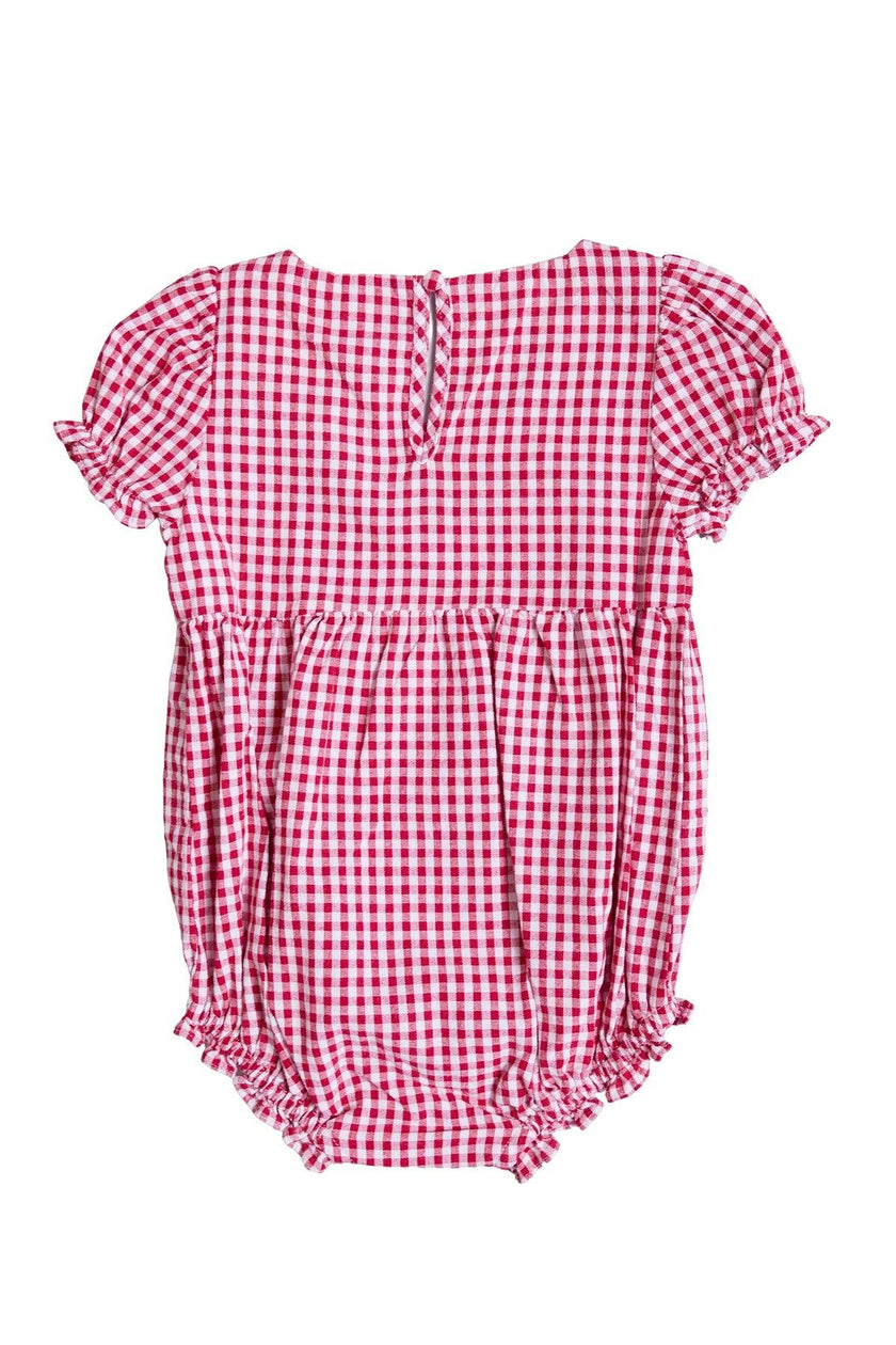 Baby Jessie Romper in Red Gingham