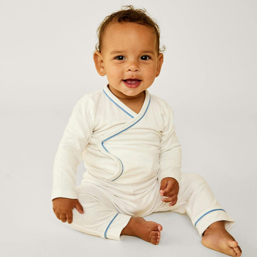 Andy Baby Legging, Blue Piping