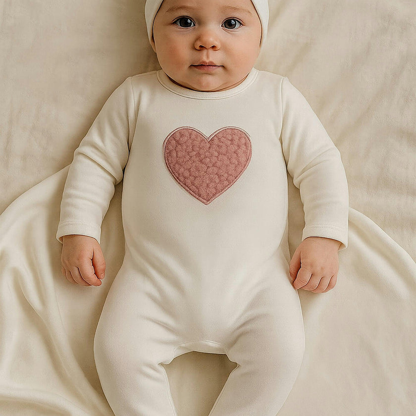 Sherpa Heart Footie