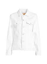 Women's "mama" Embroidered Denim Jacket