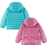 Kids Printed Reversible Puffer Jacket