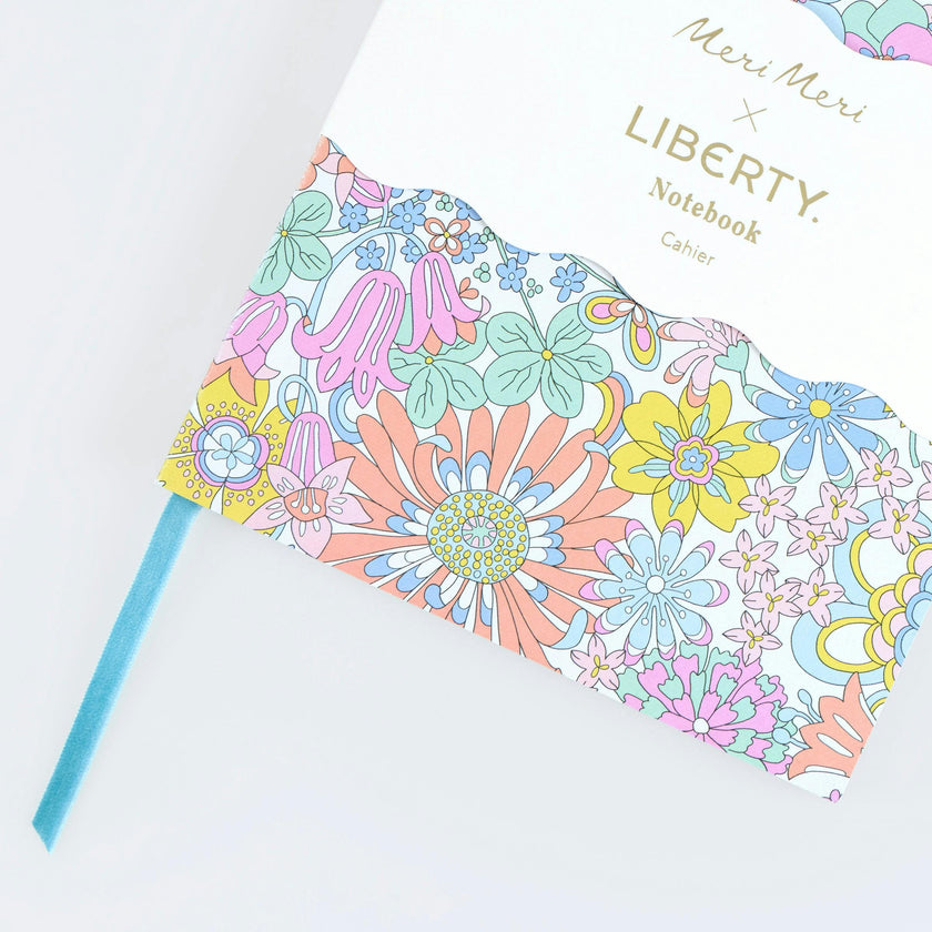Meri Meri x Liberty Rainbow Garden Softcover Notebook