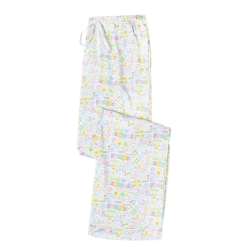 Charleston Women’s Button Front Long Pajama Set