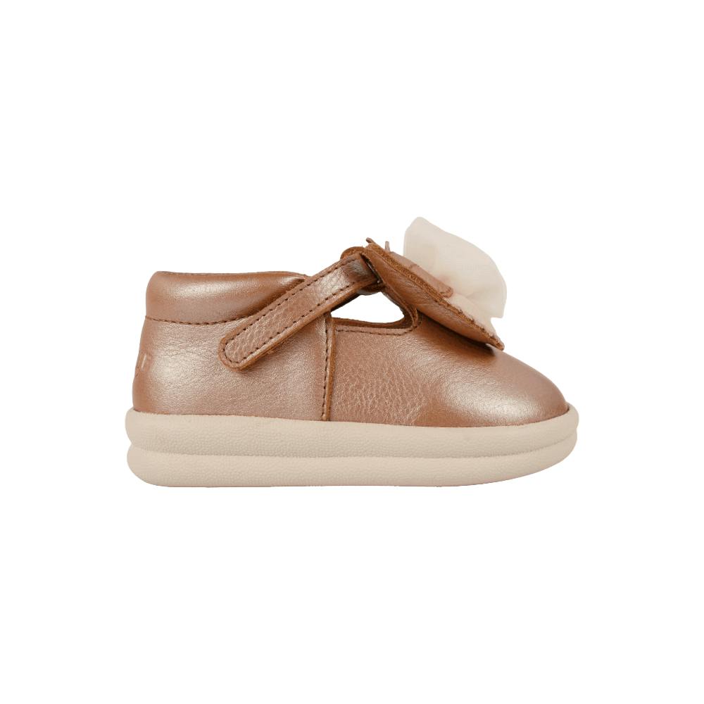 Vlindy Shoes | Clay Metallic Leather