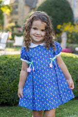Floral Dress with Flower Ties