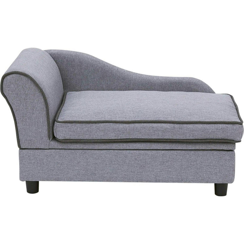 Ivan Linen Pet Sofa with Storage & Washable Cover