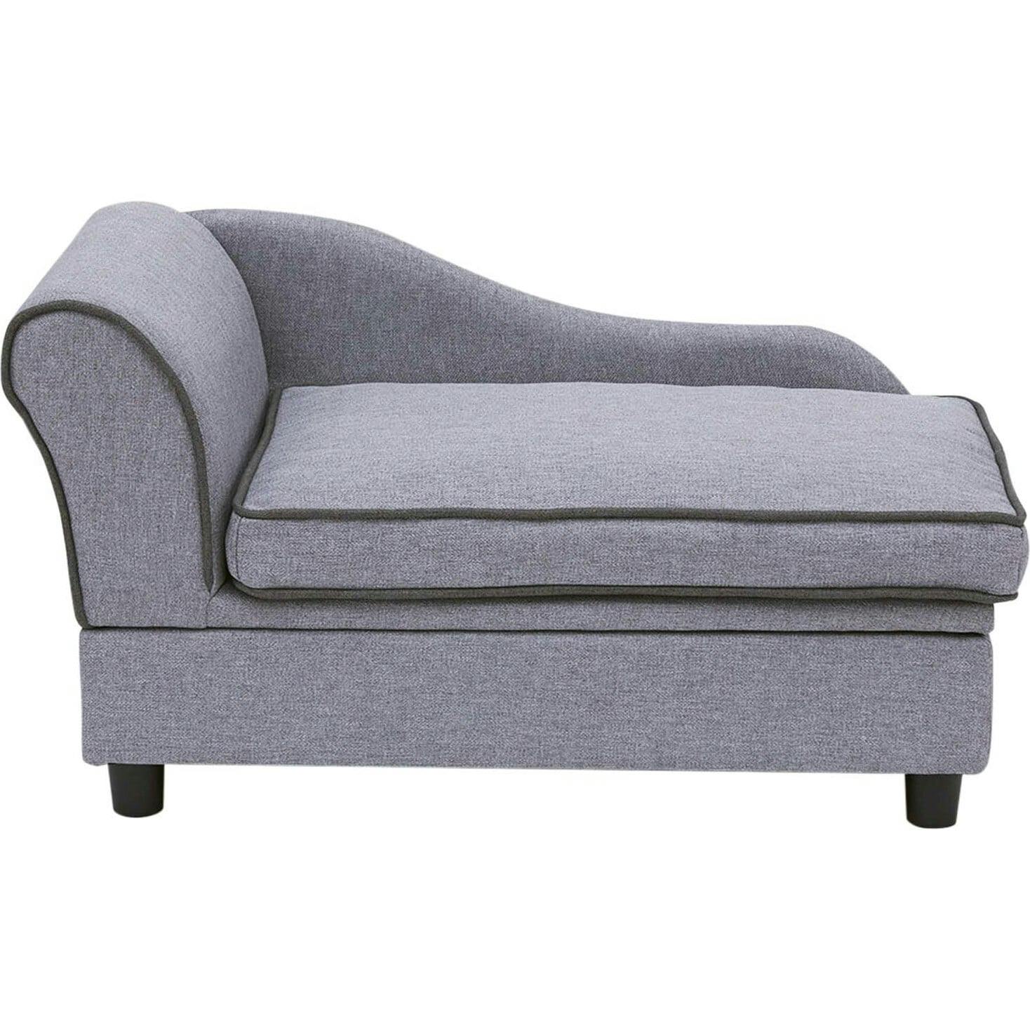 Ivan Linen Pet Sofa with Storage & Washable Cover
