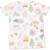 Camping Pink - Short Sleeve Loungewear Set